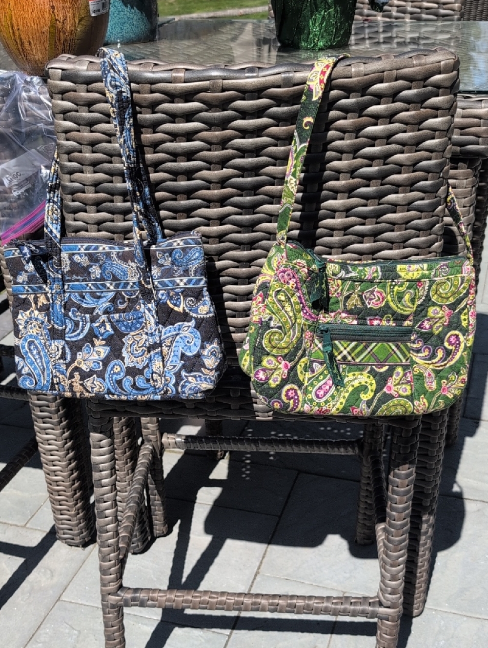 Vera Bradley Bundle Of 2 Handbags. EUC